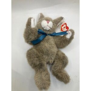 Ty Baby Pokey Rabbit Plush 1995 Style‎ 8022 Stuffed Animal Blue Ribbon Toy
